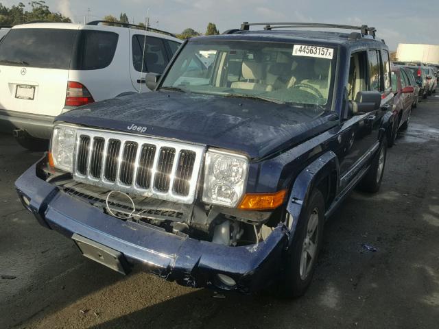 1J8HG58296C199230 - 2006 JEEP COMMANDER BLUE photo 2