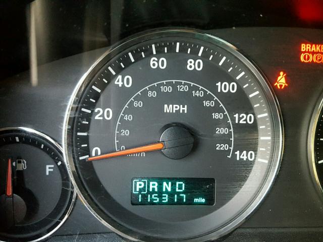 1J8HG58296C199230 - 2006 JEEP COMMANDER BLUE photo 8