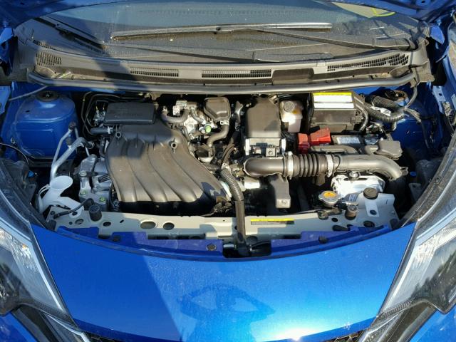 3N1CE2CP0HL377805 - 2017 NISSAN VERSA NOTE BLUE photo 7