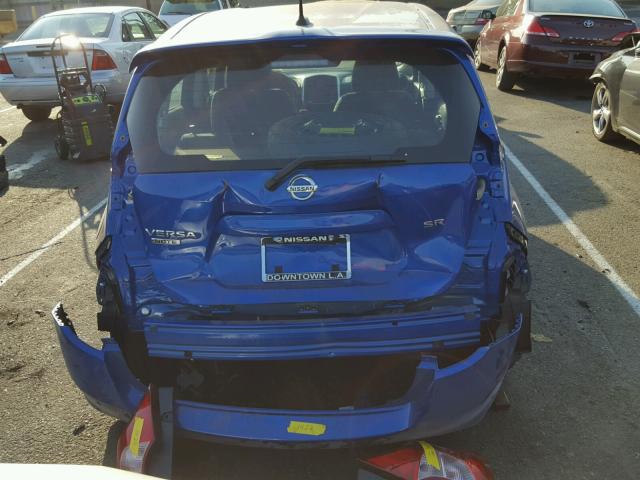 3N1CE2CP0HL377805 - 2017 NISSAN VERSA NOTE BLUE photo 9