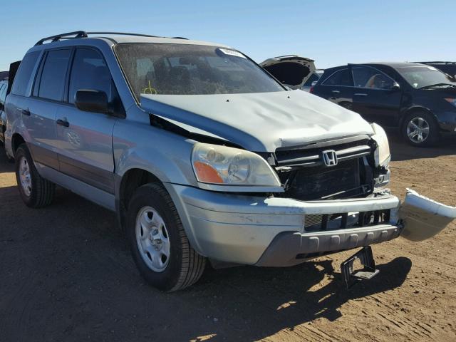 2HKYF181X3H595922 - 2003 HONDA PILOT BLUE photo 1