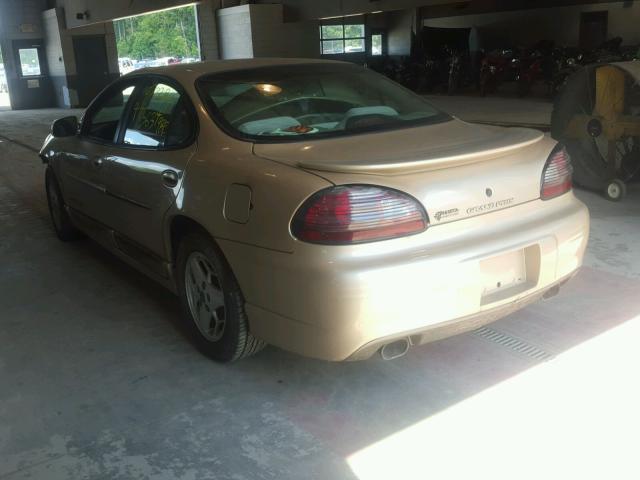 1G2WP52K72F135269 - 2002 PONTIAC GRAND PRIX TAN photo 3