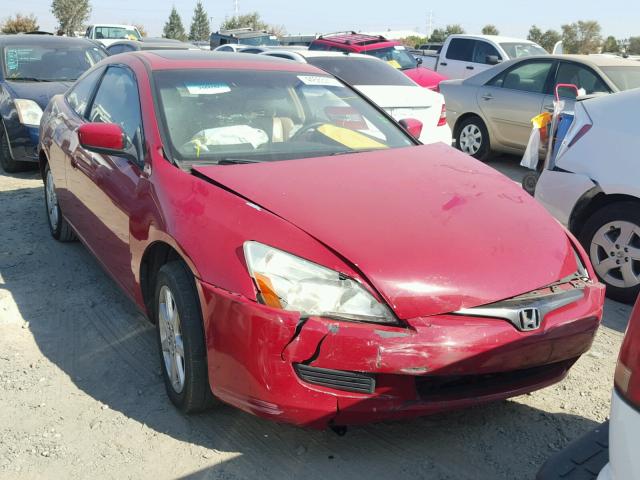 1HGCM82663A020836 - 2003 HONDA ACCORD EX RED photo 1