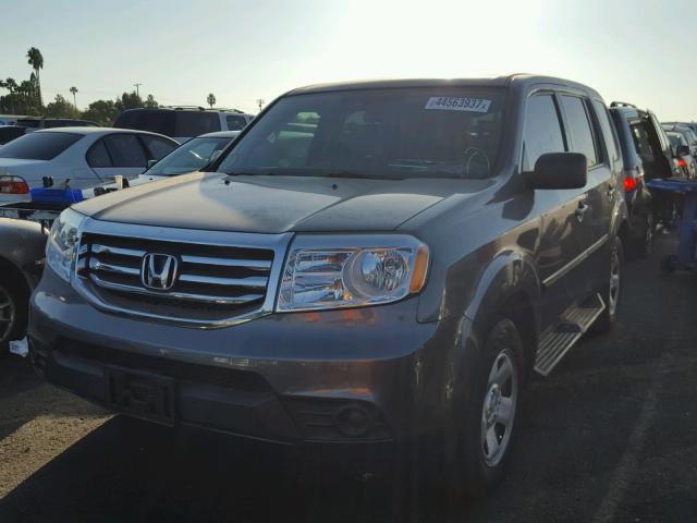 5FNYF3H23DB022669 - 2013 HONDA PILOT CHARCOAL photo 2