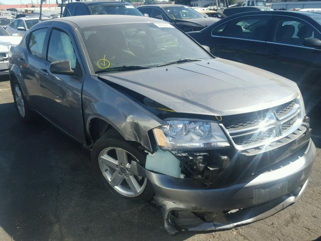 1C3CDZAB1DN605003 - 2013 DODGE AVENGER SE CHARCOAL photo 1