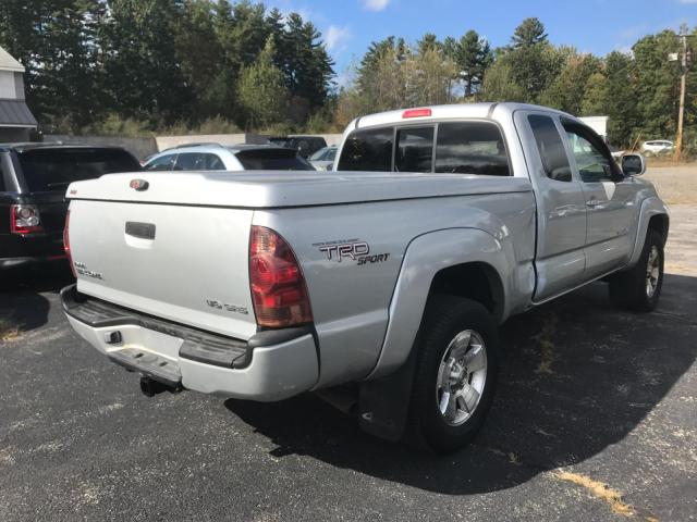 5TEUU42N65Z016636 - 2005 TOYOTA TACOMA SILVER photo 4