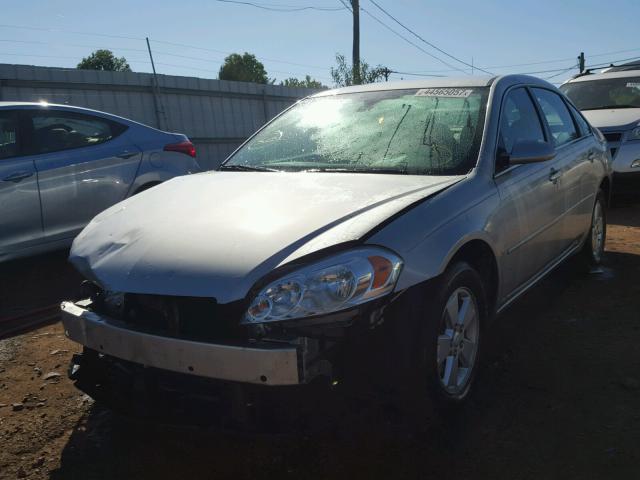 2G1WT58K579185241 - 2007 CHEVROLET IMPALA SILVER photo 2