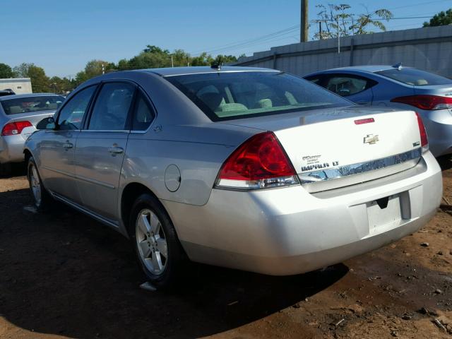 2G1WT58K579185241 - 2007 CHEVROLET IMPALA SILVER photo 3