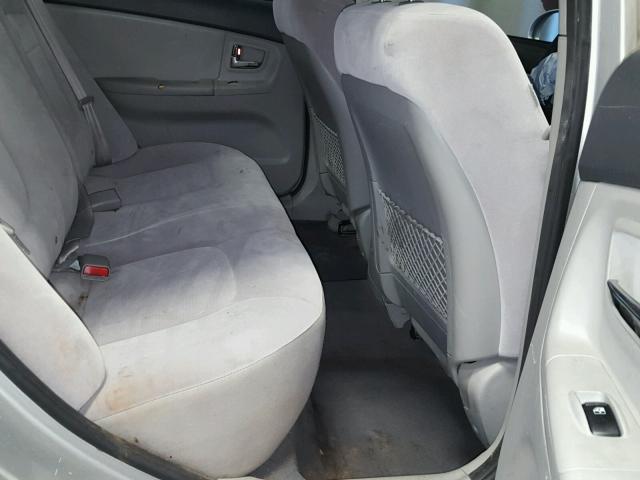 KNAFE121285568396 - 2008 KIA SPECTRA EX SILVER photo 6