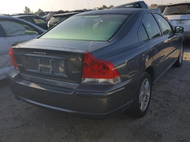 YV1RS592482693054 - 2008 VOLVO S60 2.5T GRAY photo 4
