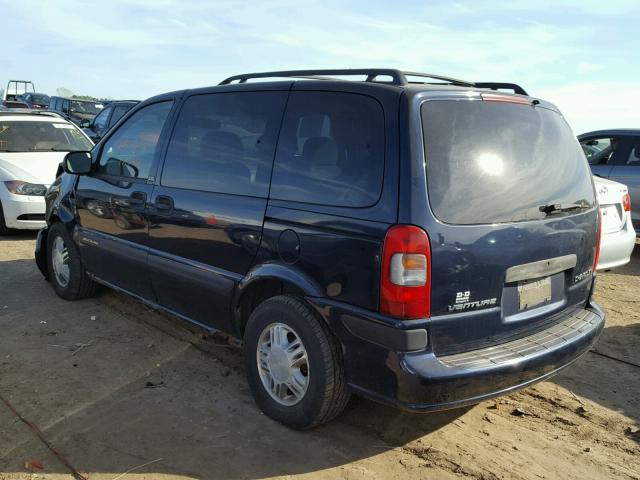 1GNDU03EXYD166986 - 2000 CHEVROLET VENTURE BLUE photo 3