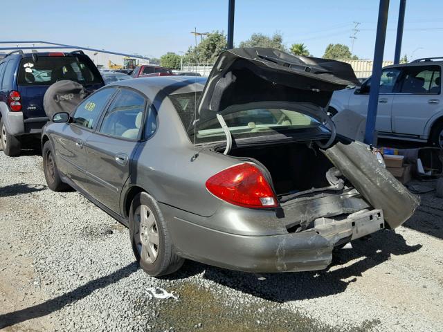 1FAFP52UX2A215262 - 2002 FORD TAURUS LX GRAY photo 3