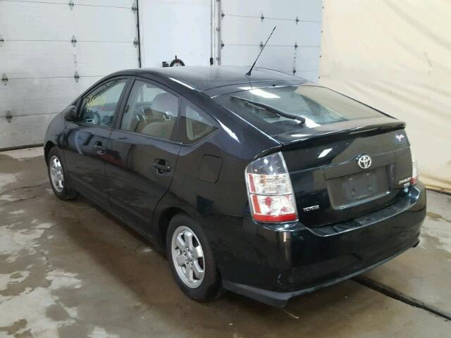 JTDKB20U453039732 - 2005 TOYOTA PRIUS BLACK photo 3