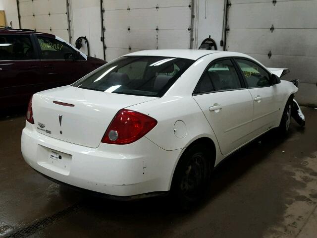 1G2ZF55B864252601 - 2006 PONTIAC G6 SE WHITE photo 4