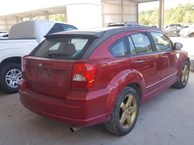 1B3HE78K67D108212 - 2007 DODGE CALIBER R/ BURGUNDY photo 4