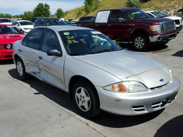 1G1JC524927275166 - 2002 CHEVROLET CAVALIER B SILVER photo 1