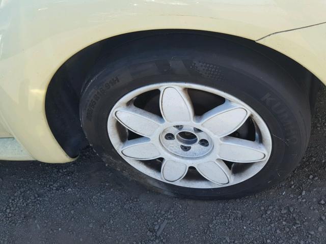 3VWCK21Y23M314531 - 2003 VOLKSWAGEN NEW BEETLE 黄色 照片 9