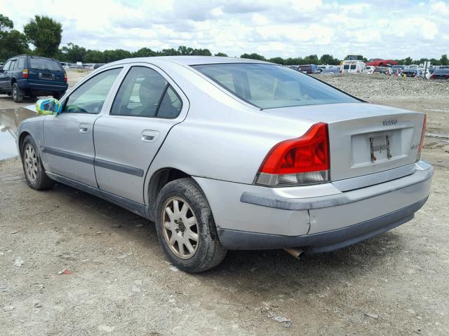 YV1RS61R412018700 - 2001 VOLVO S60 SILVER photo 3