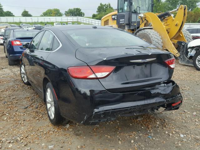 1C3CCCCB5FN549387 - 2015 CHRYSLER 200 C BLACK photo 3