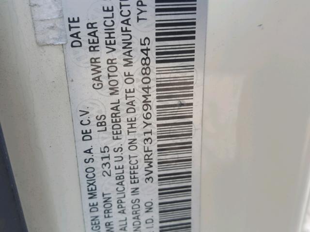 3VWRF31Y69M408845 - 2009 VOLKSWAGEN NEW BEETLE Qəhvəyi foto 10