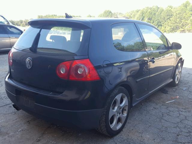 WVWFV71K68W327189 - 2008 VOLKSWAGEN GTI BLACK photo 4