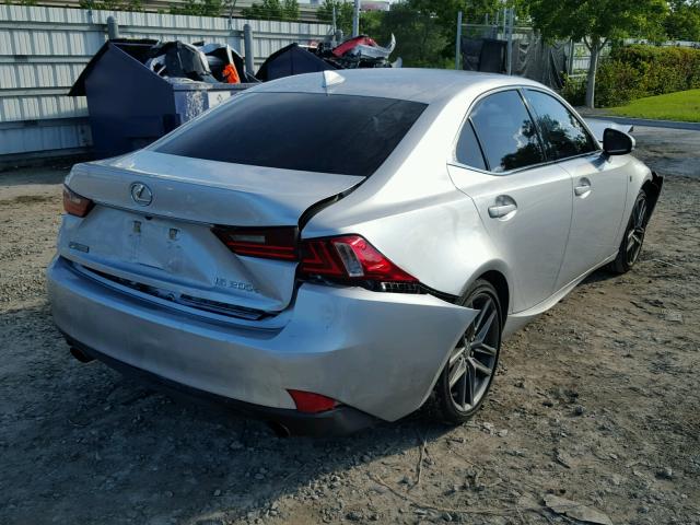 JTHBA1D21G5009566 - 2016 LEXUS IS 200T SILVER photo 4