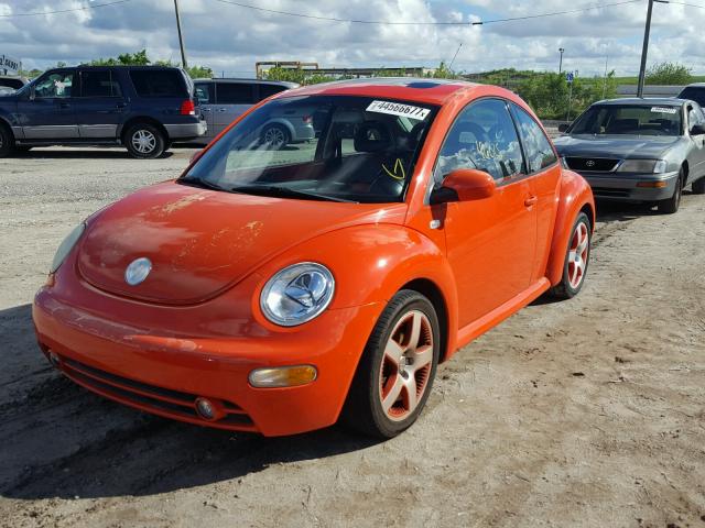 3VWCD21C12M428467 - 2002 VOLKSWAGEN NEW BEETLE 橙色 照片 2