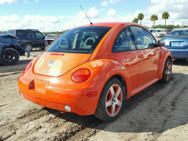 3VWCD21C12M428467 - 2002 VOLKSWAGEN NEW BEETLE ORANGE photo 4