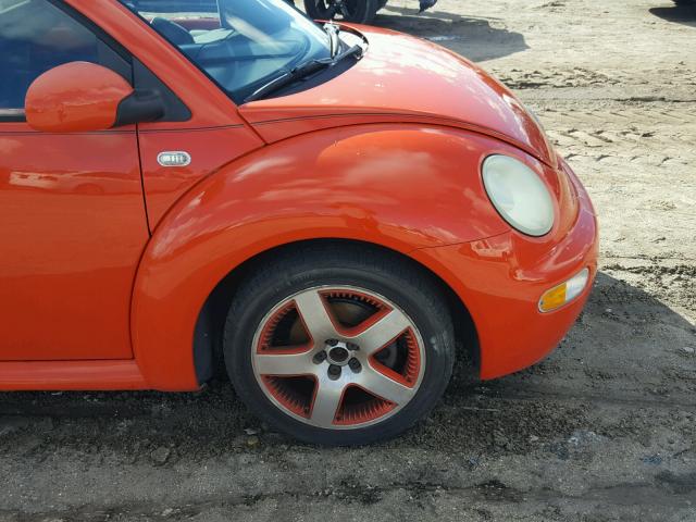 3VWCD21C12M428467 - 2002 VOLKSWAGEN NEW BEETLE 橙色 照片 9