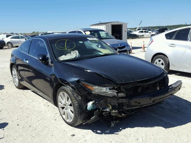 1HGCS22818A004765 - 2008 HONDA ACCORD EXL BLACK photo 1