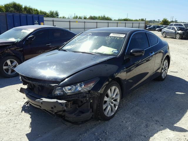 1HGCS22818A004765 - 2008 HONDA ACCORD EXL BLACK photo 2