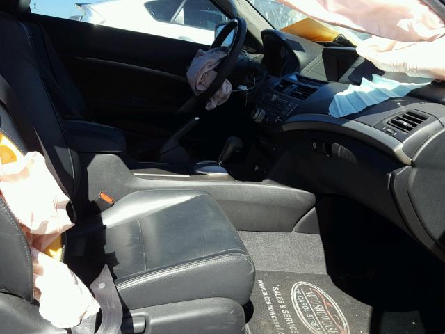 1HGCS22818A004765 - 2008 HONDA ACCORD EXL BLACK photo 5