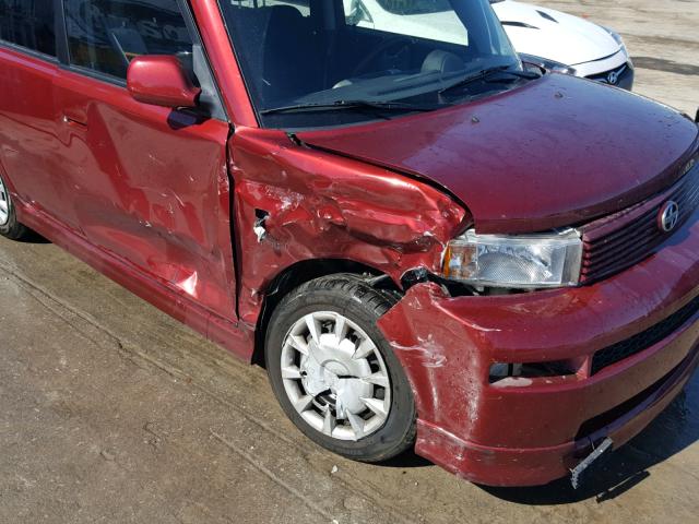 JTLKT324064086188 - 2006 SCION XB RED photo 9