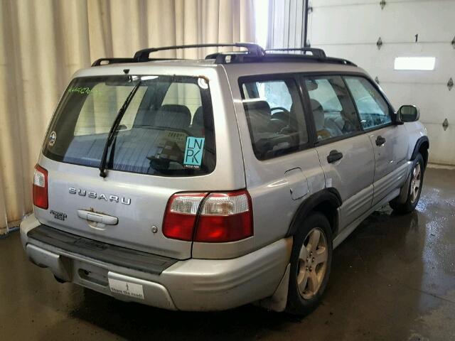 JF1SF65601G701773 - 2001 SUBARU FORESTER S 银色 照片 4