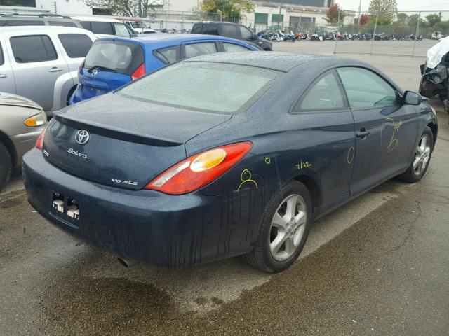 4T1CA30P74U021575 - 2004 TOYOTA CAMRY SOLA GREEN photo 4