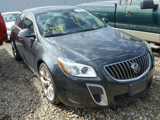 2G4GV5GVXC9179135 - 2012 BUICK REGAL GS GRAY photo 1