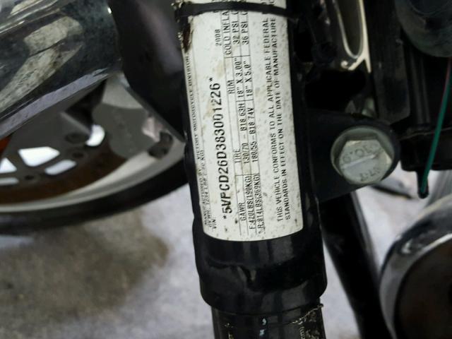 5VPCD26D383001226 - 2008 VICTORY MOTORCYCLES KINGPIN 黑色 照片 19