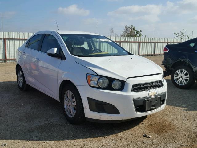 1G1JC5SH9D4151065 - 2013 CHEVROLET SONIC LT WHITE photo 1