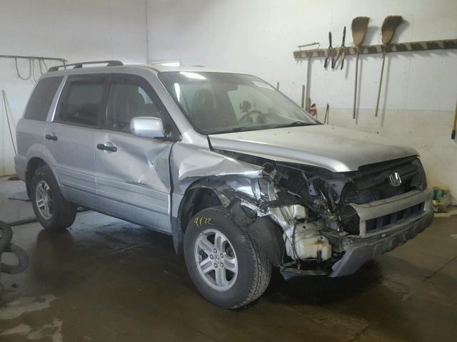 2HKYF18573H545532 - 2003 HONDA PILOT EXL SILVER photo 1