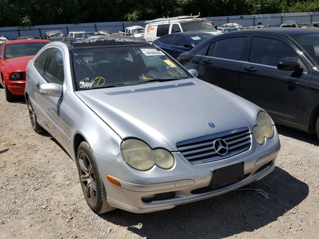 WDBRN47J42A163146 - 2002 MERCEDES-BENZ C 230K SPO SILVER photo 1