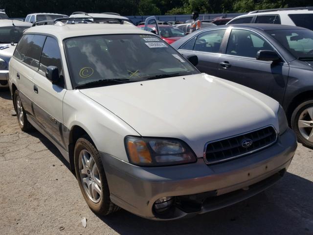 4S3BH675537629951 - 2003 SUBARU LEGACY OUT WHITE photo 1