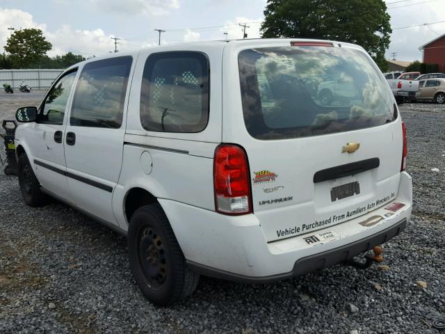 1GBDV13127D152320 - 2007 CHEVROLET UPLANDER I WHITE photo 3