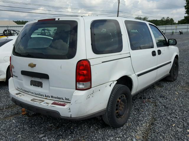 1GBDV13127D152320 - 2007 CHEVROLET UPLANDER I WHITE photo 4