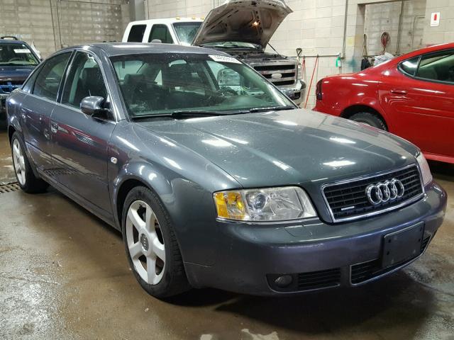 WAULD64B74N042381 - 2004 AUDI A6 2.7T QU GRAY photo 1