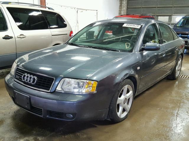 WAULD64B74N042381 - 2004 AUDI A6 2.7T QU GRAY photo 2