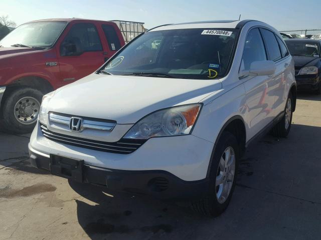 5J6RE38748L010384 - 2008 HONDA CR-V EXL WHITE photo 2