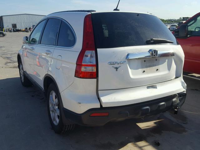 5J6RE38748L010384 - 2008 HONDA CR-V EXL WHITE photo 3