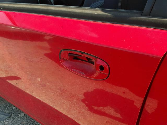 KL1TD66648B281159 - 2008 CHEVROLET AVEO BASE Czerwony zdjęcie 10