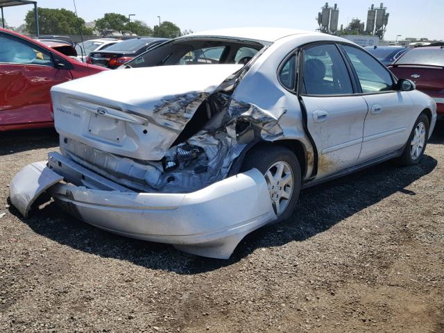 1FAFP56U26A214610 - 2006 FORD TAURUS SEL SILVER photo 4