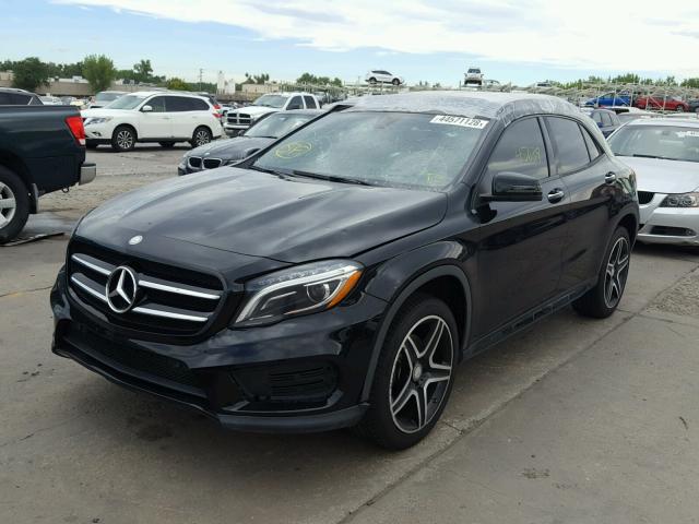 WDCTG4GB6GJ239588 - 2016 MERCEDES-BENZ GLA 250 4M BLACK photo 2